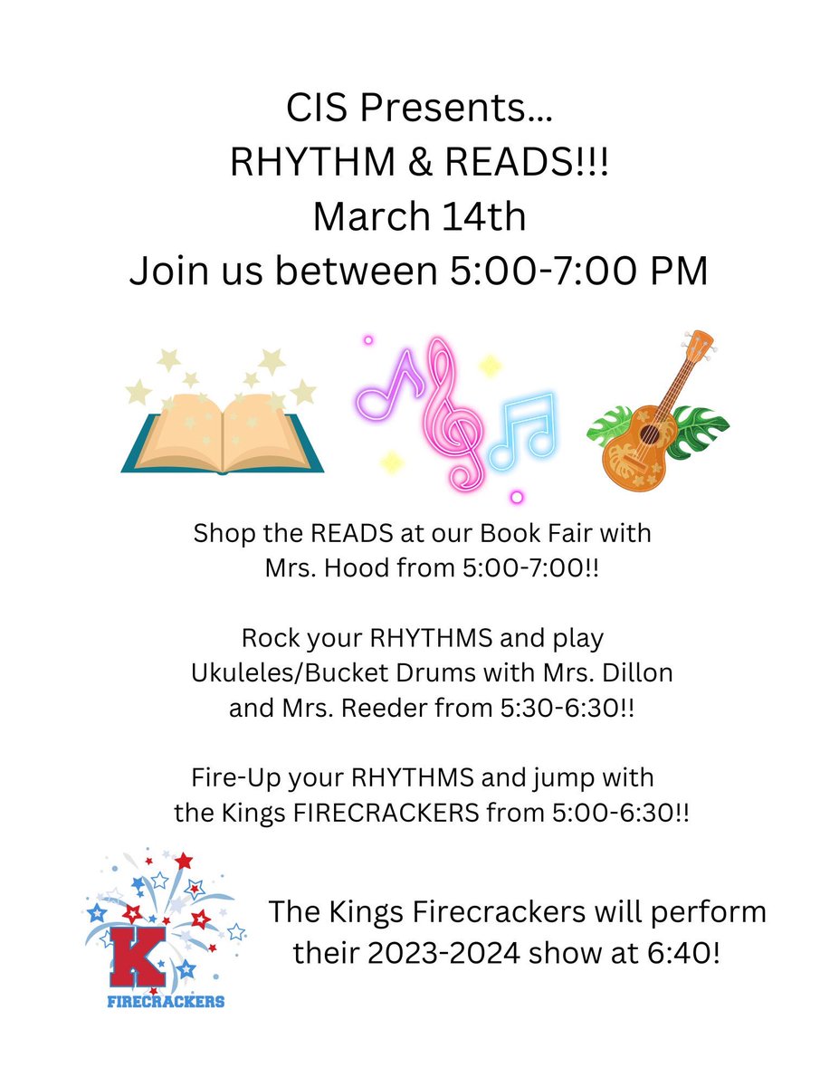 Two more days…hope to see you there! <a href="/CISKnights/">CIS Knight Nation</a> <a href="/Kings_Schools/">Kings Local Schools</a>