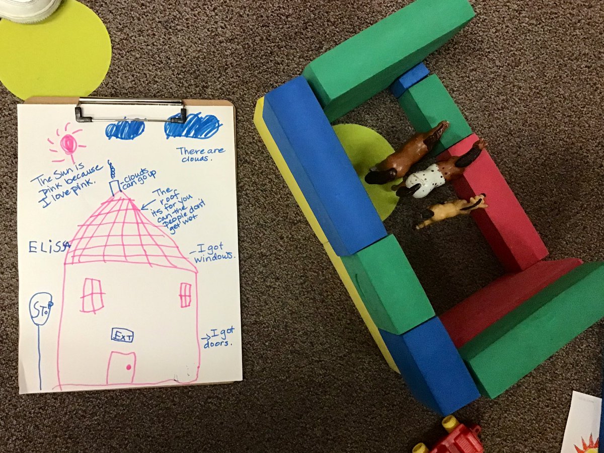 bergeregner's tweet photo. Creating a plan and then building it at the block area. @OakPark97 #pkp #longfellowbears https://t.co/A7qBQmPlQv
