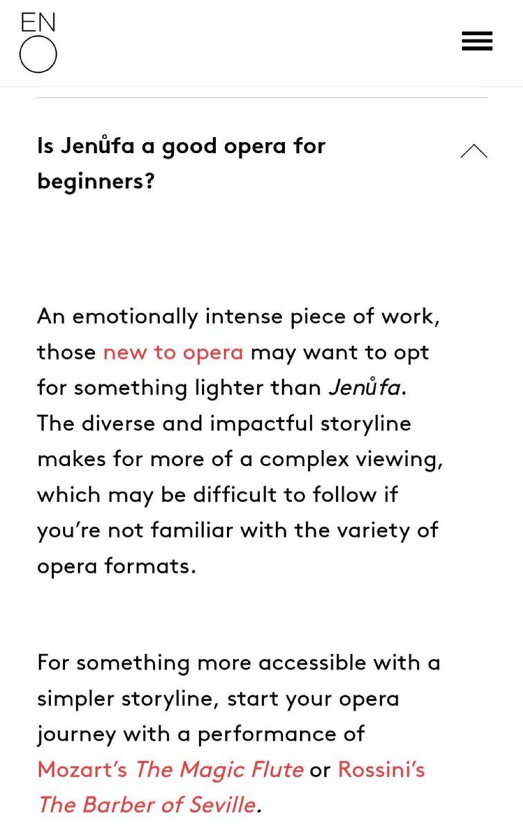 What is WRONG with @E_N_O ?! What is the matter with you all?!!! You are telling people NOT to attend your shows! Have you completely lost your minds? They should make an opera about English National Opera. Art imitating life, and all that... Unbeleivable shambles of a company.