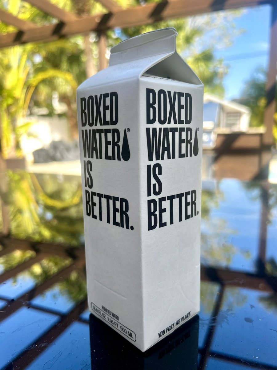 #betterplanet @boxedwater