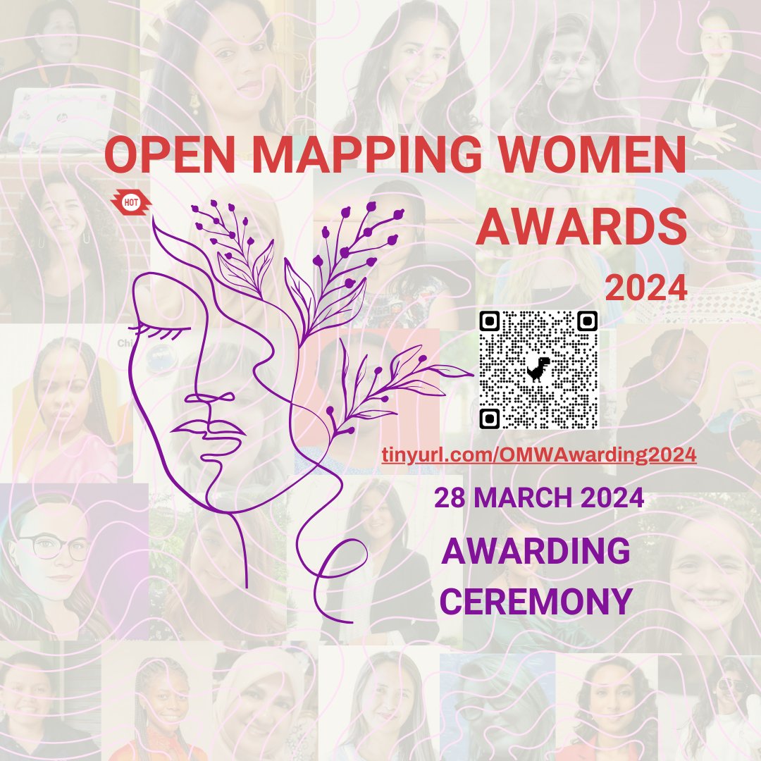 ARE YOU READY FOR IT?? We invite you to the AWARDING CEREMONY for the Open Mapping Women Awards 2024! Register now tinyurl.com/OMWAwarding2024 and share across your networks! #OMWA2024 #ESA
