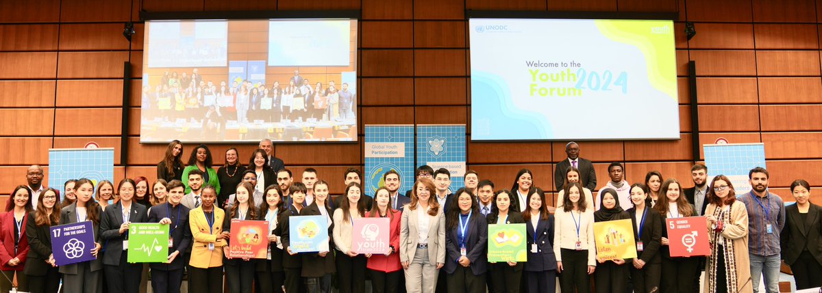 Today I delivered a clear message to young changemakers at the #CND67 Youth Forum: Your determination, energy and passion are our strongest assets in calling for action to address the world drug problem. Let’s work together to create a safer and healthier world!