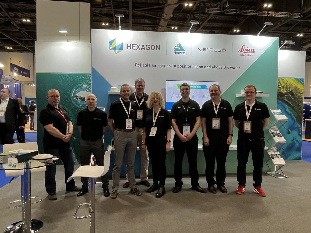 HexagonAP's tweet photo. Our team is showcasing the latest #Marine technologies at @OceanologyIntl this week! From #GNSScorrections to mcmf receivers, visit us to learn how to make #MarineOperations safer through high accuracy, reliable & redundant solutions.
#OceanologyInternational2024 #Oi2024 https://t.co/jTOVmlUbMW