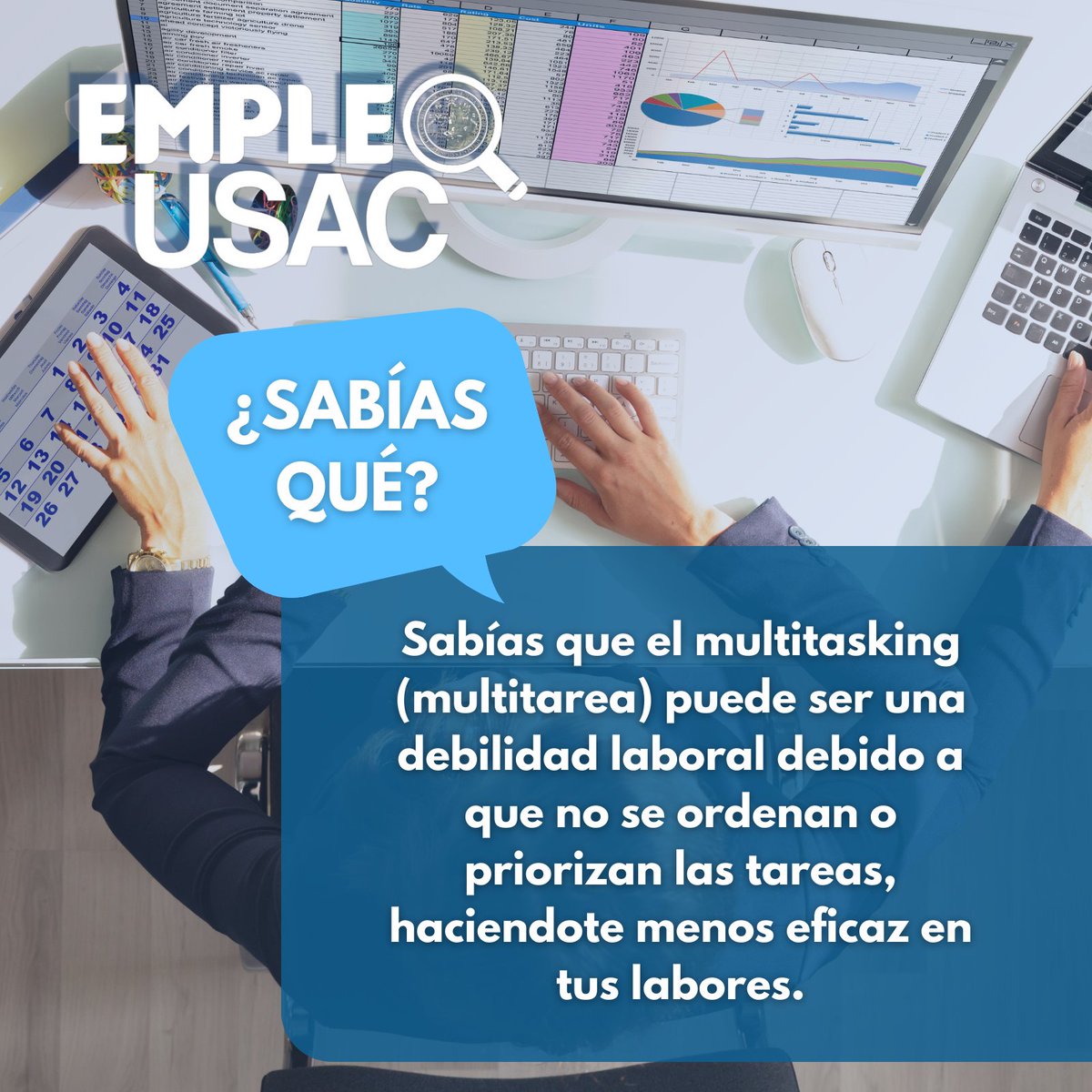 EmpleoUSAC's tweet photo. ¿Cómo priorizas tus tareas al momento de trabajar? Más allá de hacer multitasking te recomendamos tener una bitácora o agenda que te pueda ayudar con tu organización laboral. https://t.co/9uFsHv8fQ8