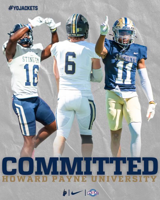 Gavin Barabas (@gavinbarabas34) on Twitter photo Praise be to God! Very blessed to be given an opportunity to play college ball with <a href="/HPUFootball/">Howard Payne University Football</a>. After a great talk with <a href="/CoachCadeGray/">Coach Gray</a> I have decided to continue my career at Howard Payne University. Many thanks to <a href="/KodiCrane/">Kodi Crane</a> <a href="/CoachSimpson43/">Coach Simpson</a> @CoachBachtelHPU
1 Chronicles 16:25 Praise be to God! Very blessed to be given an opportunity to play college ball with <a href="/HPUFootball/">Howard Payne University Football</a>. After a great talk with <a href="/CoachCadeGray/">Coach Gray</a> I have decided to continue my career at Howard Payne University. Many thanks to <a href="/KodiCrane/">Kodi Crane</a> <a href="/CoachSimpson43/">Coach Simpson</a> @CoachBachtelHPU
1 Chronicles 16:25