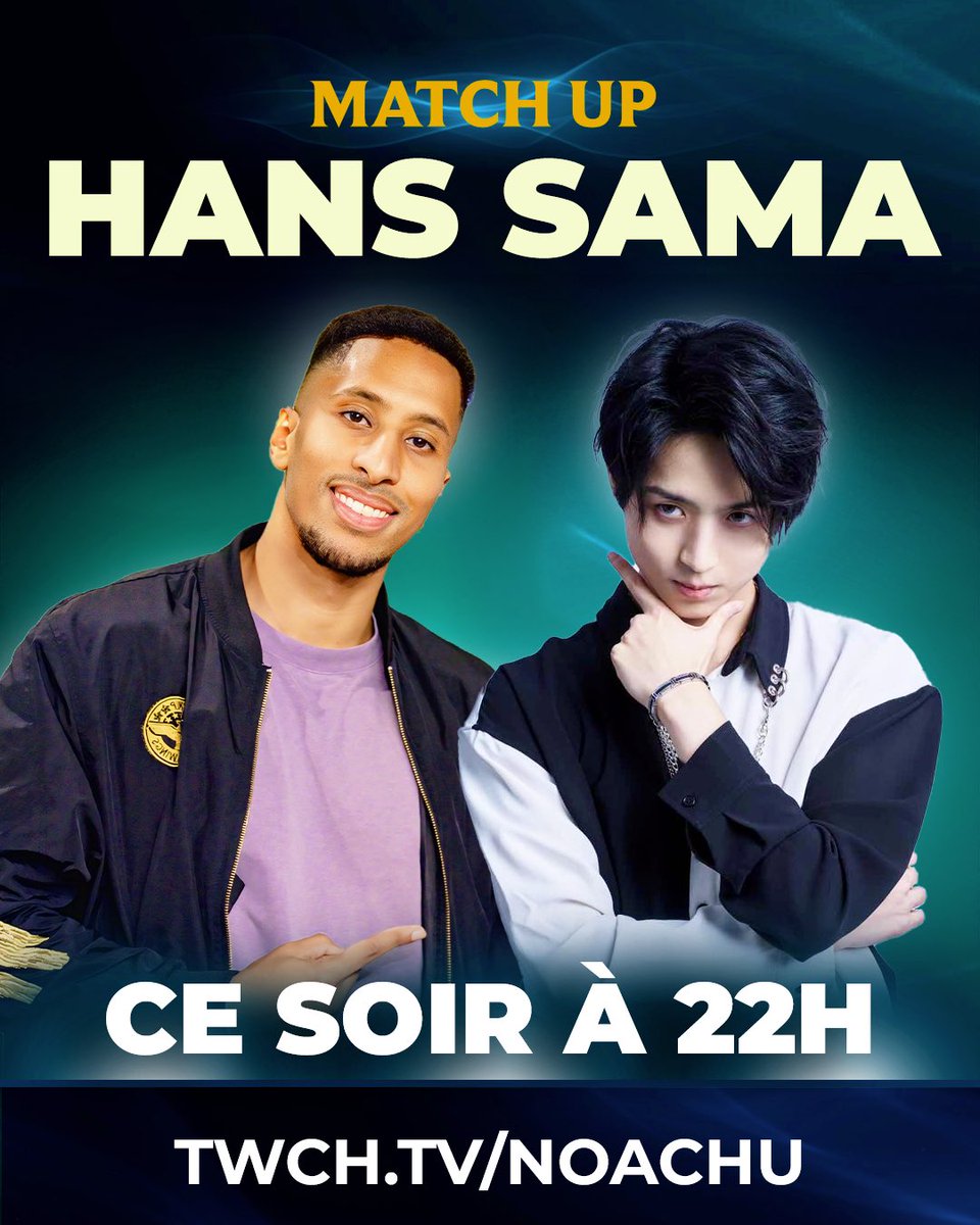 NoahQol's tweet photo. Ahem, ahem… après le classique d’ES ce soir.

Faites place à mon élève de cœur, le plus grand AD français, une icône à l’international… BREF vous l’aurez compris ce soir je reçois @Hanssama mon frère pour un MATCH UP sur DRAAAAAVEN ! ❤️

Soyez là 22h🫡 https://t.co/AoRJ65D968