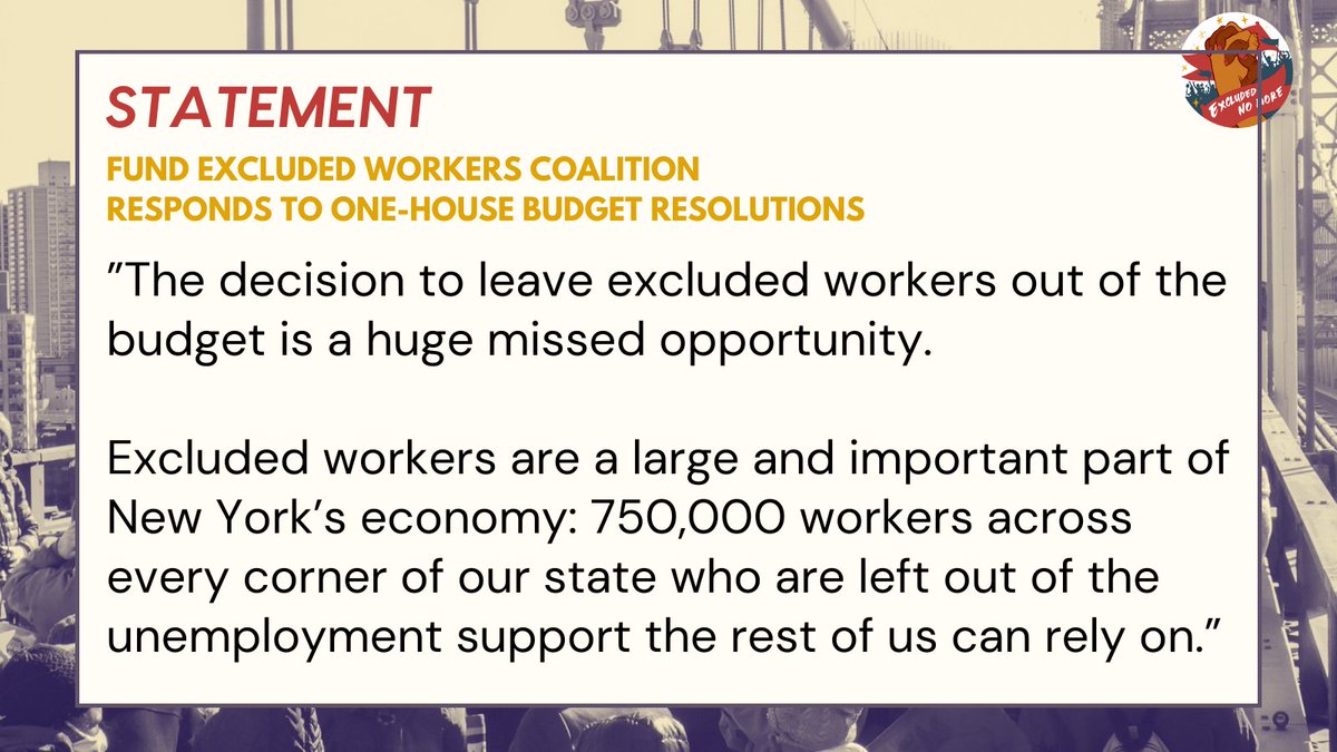 #ExcludedNoMore tweet media