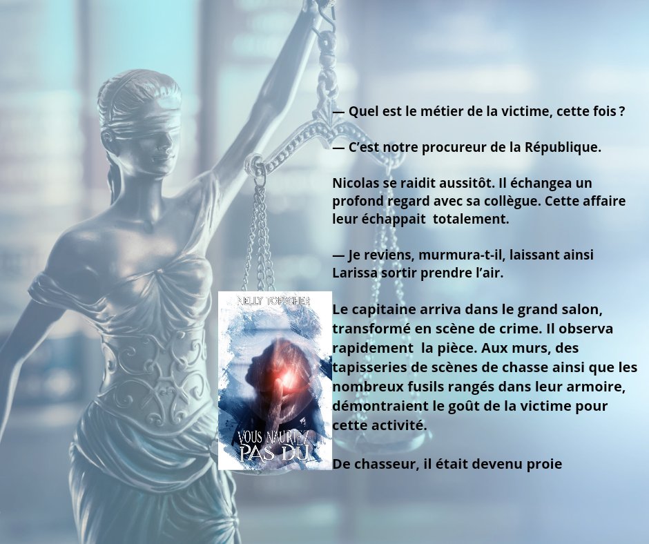 Nelly78114's tweet photo. Hello,
Un petit bout de Vous n'auriez pas dû, thriller qui aborde le thème de la vengeance.
Bon mardi! https://t.co/TzsG0b5SdW