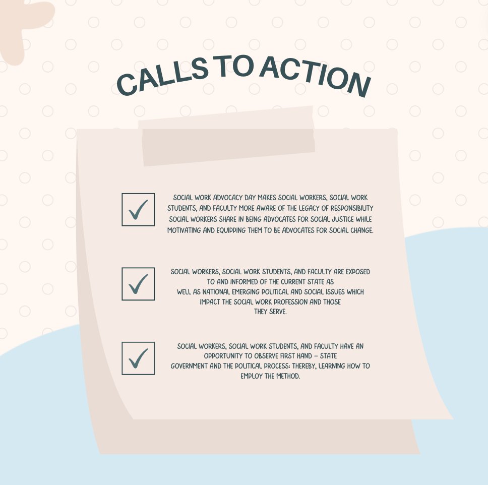 NASW_GA's tweet photo. Join us for the 2024 Social Work Advocacy Day! 🌟 This year, we're going virtual with a powerful theme: 'A Call for Action!' Tune in via Zoom on March 28, 2024, from 9 am - 12 pm. Registration is FREE! Mark your calendars and register at https://t.co/7eyHMjggHp. https://t.co/GvKuhDwGvu