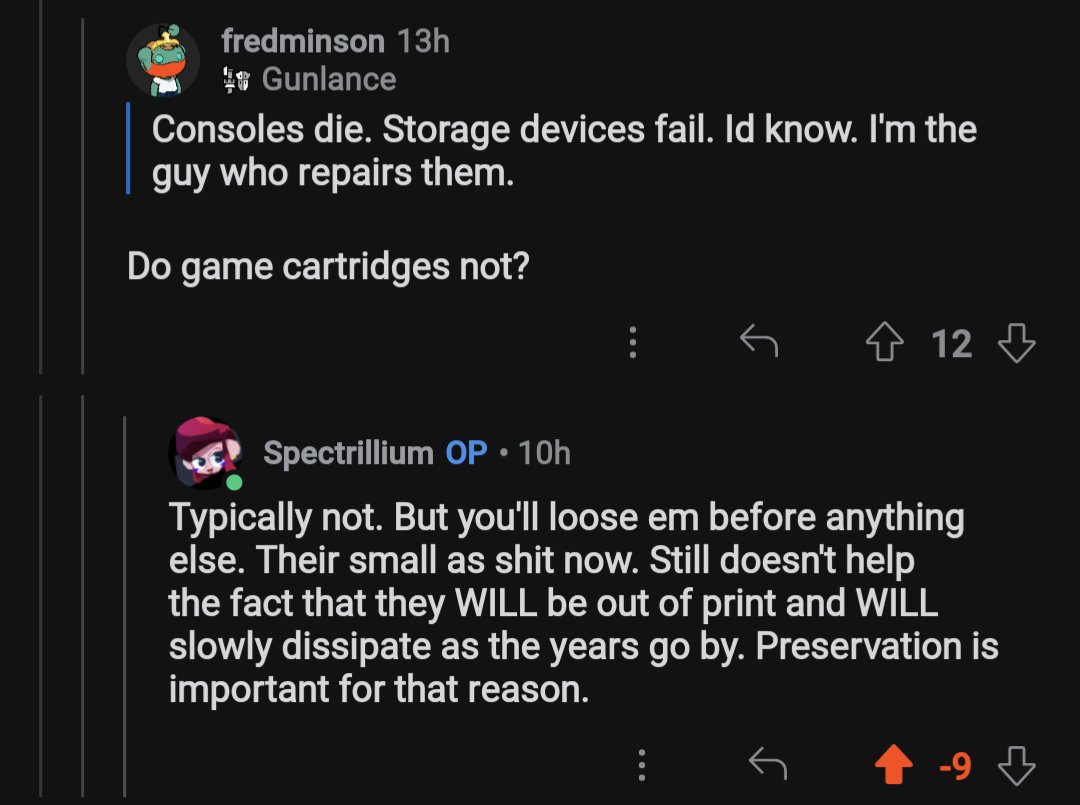 Spectrillium's tweet image. Reddit is so fucking weird man. Why did I get down voted for this?