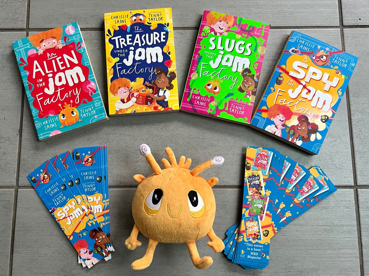 ⚡️SCHOOL BOOK GIVEAWAY!⚡️ My biggest giveaway EVER to celebrate A Spy in the Jam Factory (coming 04/04)! 🍓1 x signed copy of each Jam Factory book (inc. SPY!) 🍓1 x FIZZBEE PLUSHIE! 🍓35 x bookmarks 👇Like, Follow and Retweet to win!👇 Random winner picked 19/03. UK Only.