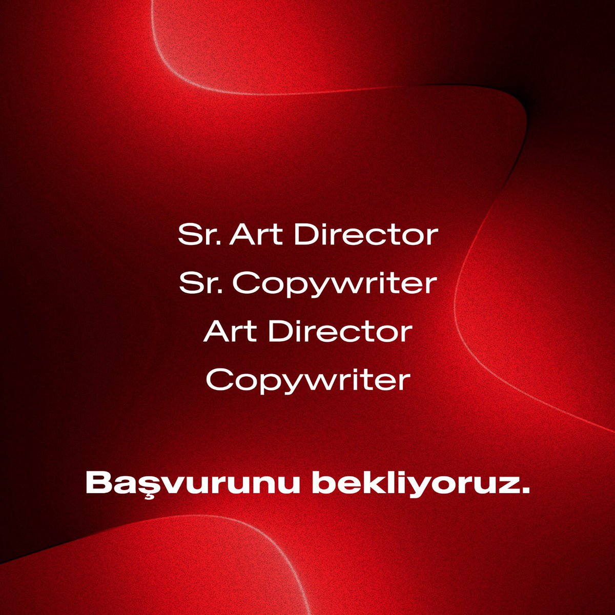 Türkiye’nin en büyük markalarından birinin yaratıcı ekibinde yer almak ister misin? Başvuru için tıklayınız: havas.talentics.app