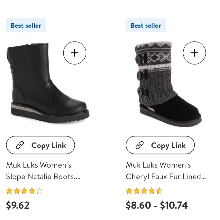 Walmart is having a great Women's boot sale right now.  Many styles and brands are less than $10 a pair.  Check them out and stock up!!
walmrt.us/4ceM2ns
#ad #walmartcreator #bootsale #ClearanceSale #womensboots #StockUpNow #LimitedTimeOffer