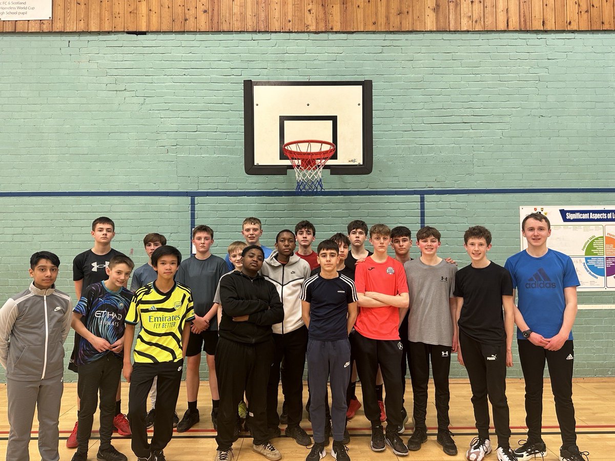 DunfermlinePE's tweet photo. 🏀 DHS vs @StColumbasRC_PE S1-3 friendly basketball matches 🏀

The boys did a fantastic job in representing the school and showing off all of their hard work that they put into training in this friendly tournament! 💪🏼😁

Thank you to Sports Leader Joe for leading the event! 👏🏼 https://t.co/bv7I6TD8pt