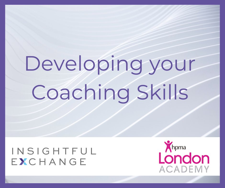 Excited to launch ‘Developing your Coaching Skills’, commissioned by the @HPMALondon . Over an immersive two-days, HR and OD professionals from NHS organisations will enhance skills in holding impactful coaching conversations.  insightfulexchange.com #coachingskills  #NHSLeaders