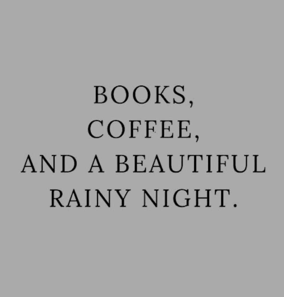 elevenxi_writes's tweet photo. Books, 
Coffee, 
and a Beautiful
Rainy Night https://t.co/We5tOtUgAm