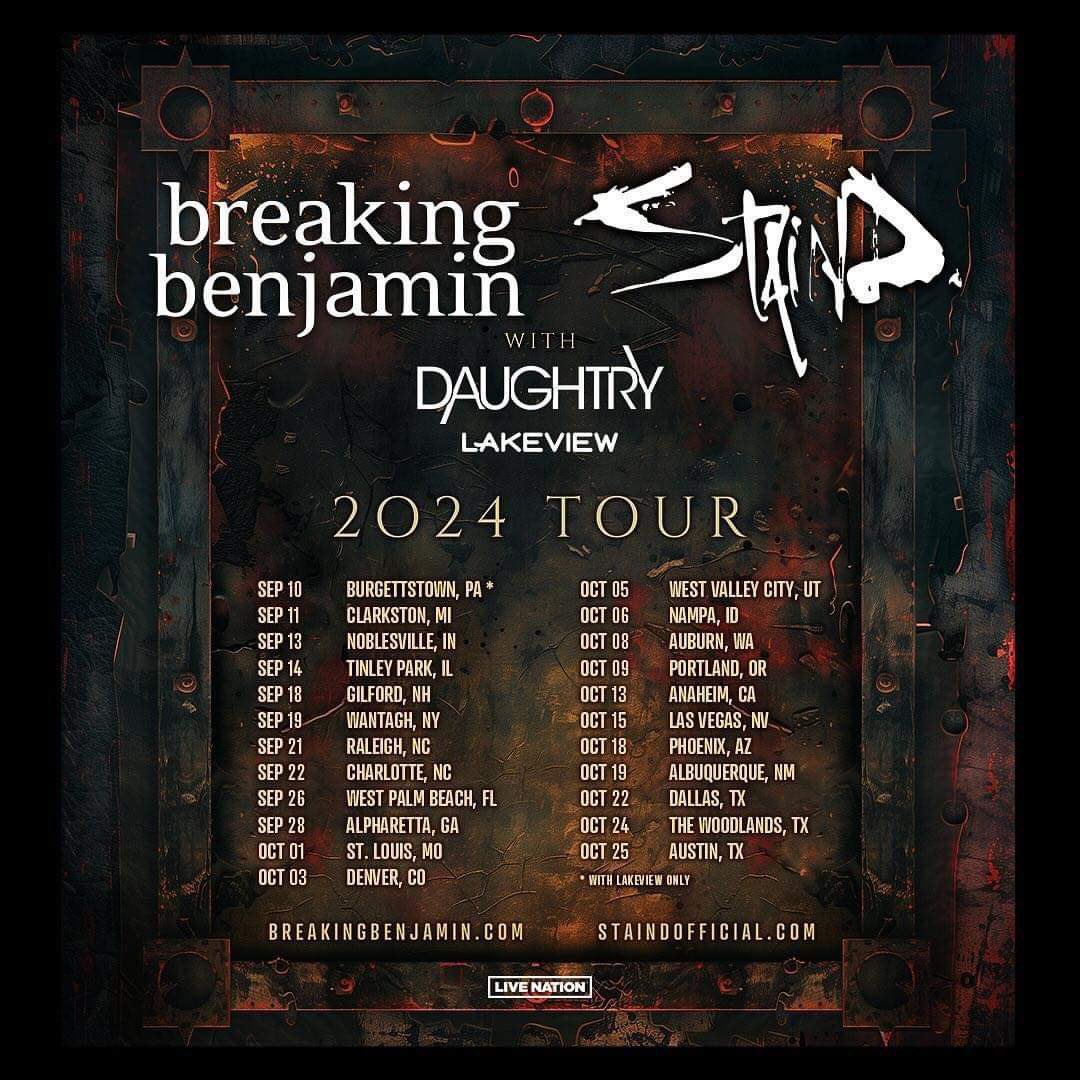 Just got #VIP for #BreakingBenjamin. #Staind #Daughtry #Lakeview