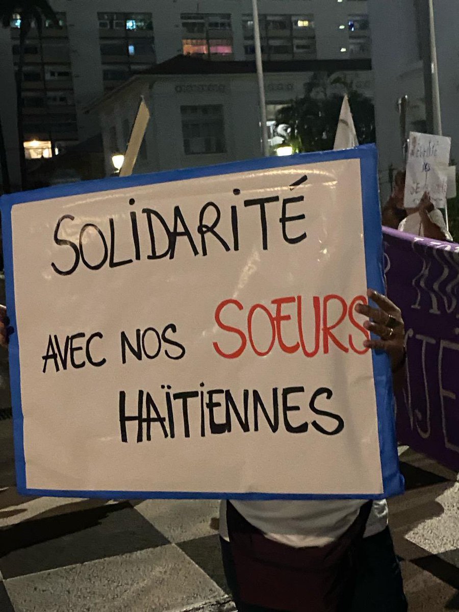 Mille mercis à nos Sœurs de l’Association féministe de Martinique Culture Égalité, pour leur solidarité. #8mars2024 #KayFanmAvèW #KanpeDjanmPouDwaFanm