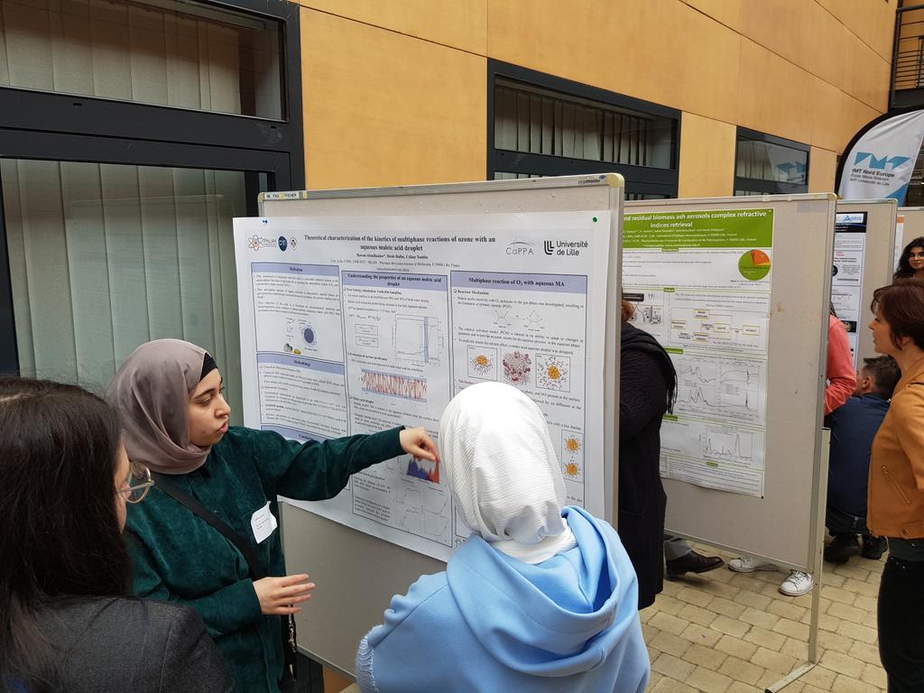 Labex CaPPA (@labexcappa) on Twitter photo #JS9 <a href="/labexcappa/">Labex CaPPA</a> 8/14
P7 : "Theoretical characterization of the #kinetics of the multiphase #ozonolysis of an aqueous maleic acid droplet" by <a href="/RaAbouhaidar/">abouhaidar_rawan</a> (<a href="/Phlam_Labo/">Laboratoire PhLAM</a>) cc <a href="/ToubinC/">Toubin Celine</a> #compchem cc <a href="/ED_SMRE/">Ecole Graduée SMRE</a> #JS9 <a href="/labexcappa/">Labex CaPPA</a> 8/14
P7 : "Theoretical characterization of the #kinetics of the multiphase #ozonolysis of an aqueous maleic acid droplet" by <a href="/RaAbouhaidar/">abouhaidar_rawan</a> (<a href="/Phlam_Labo/">Laboratoire PhLAM</a>) cc <a href="/ToubinC/">Toubin Celine</a> #compchem cc <a href="/ED_SMRE/">Ecole Graduée SMRE</a>