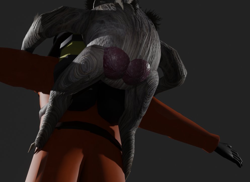 I had a dream I was playing a heavily modded version of Lethal Company and this guy was one of the new enemies, the Long Gripper. 

He silently landed on your back and rode you until you go back to the ship where he went ape-shit and tore peoples faces off.