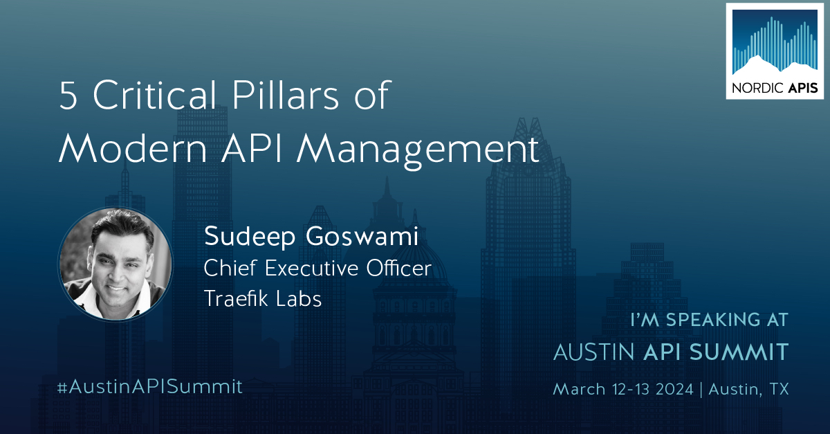 Are you going to the #AustinAPISummit by @nordicapis? Join our talk on the 5 pillars of modern API management on March 13 at 11:20 am in Texas 5. 🤫 Hint: GitOps-driven API operations is a big part. Learn more here 👇hubs.ly/Q02p0qZt0