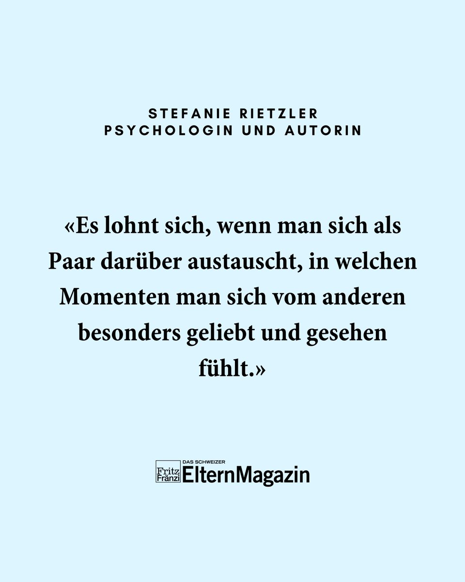fritzundfraenzi's tweet photo. Mit kleinen #Gesten zu grosser Nähe. Warum ist es für Paare so herausfordernd, die emotionale Wärme aufrechtzuerhalten, wenn Kinder da sind? Stefanie Rietzler teilt in ihrer Kolumne Tipps für Eltern, die ihre #Beziehung pflegen wollen. 👉 https://t.co/FyDDy4xZP4 

#BestOf https://t.co/XF1yjziXL9