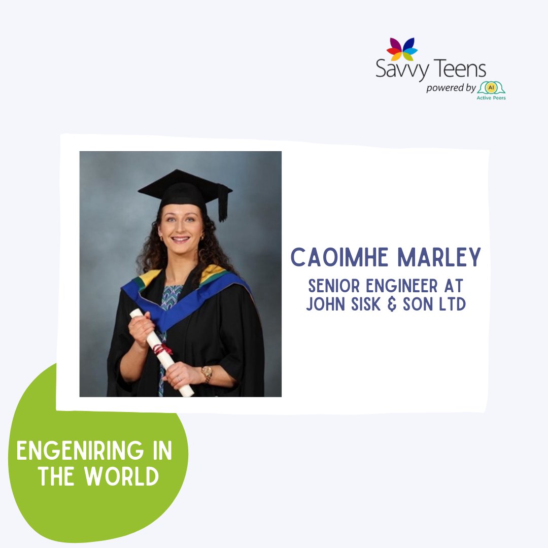 Caoimhe Marley is one of the career profilers we interviewed for Engineering in the World. She works as the senior engineer at John Sisk and Son LTD in a variety of locations across Ireland.