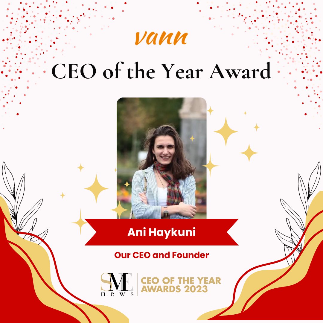 We won the 'CEO of the Year' Award hosted by the SME news. 🎉 Congratulations to our founder and CEO <a href="/AniHaykuni/">Ani Haykuni</a> ! Thank you all for your continuous support!
#oncology #vann #cancersupport #award