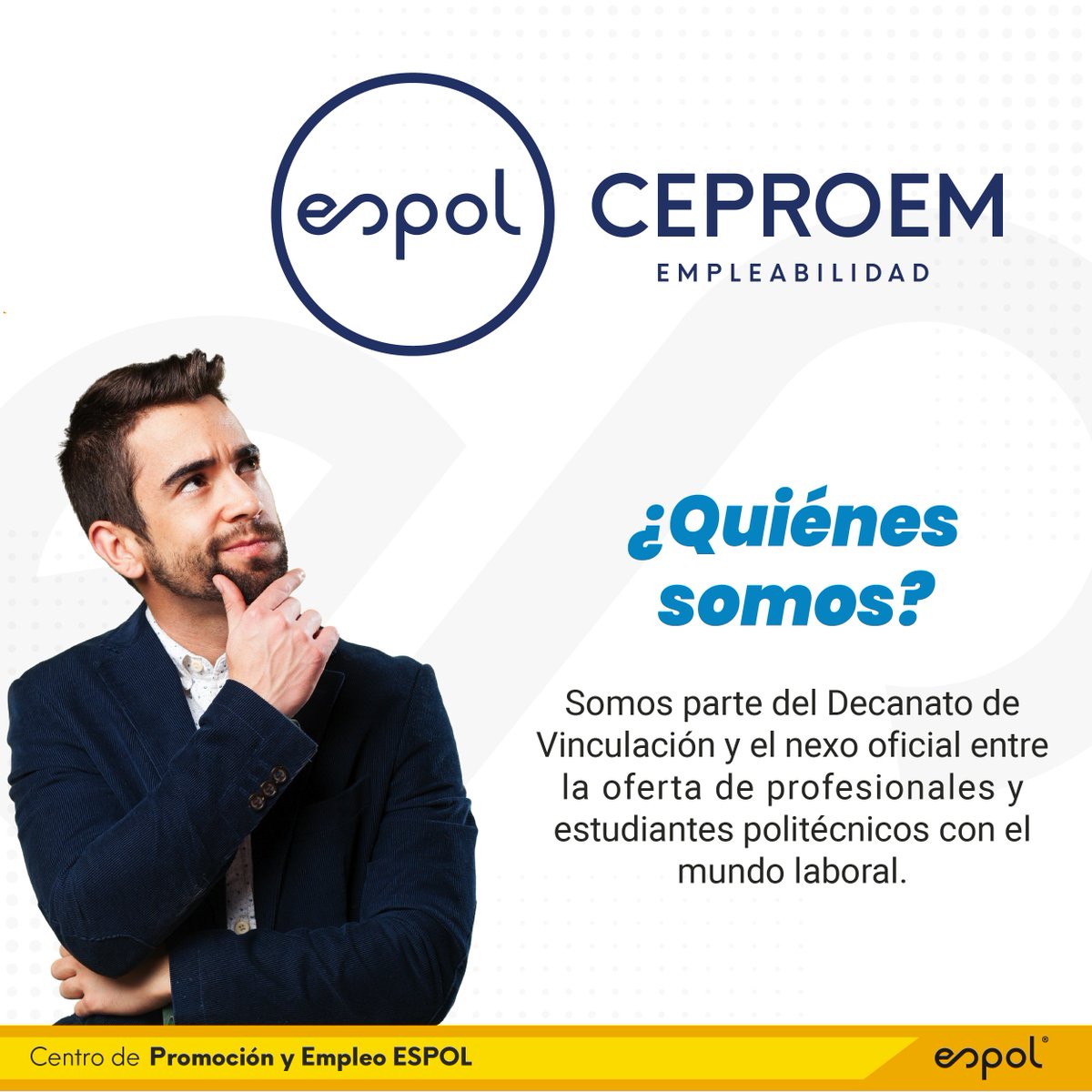CeproemESPOL's tweet photo. ¡Explora las soluciones que CEPROEM tiene para ti! 💼🔍 Descubre nuestros servicios y cómo pueden impulsar tu éxito profesional. 💡🌟
#CEPROEM #Servicios #ÉxitoProfesional https://t.co/7tF9NcZwda