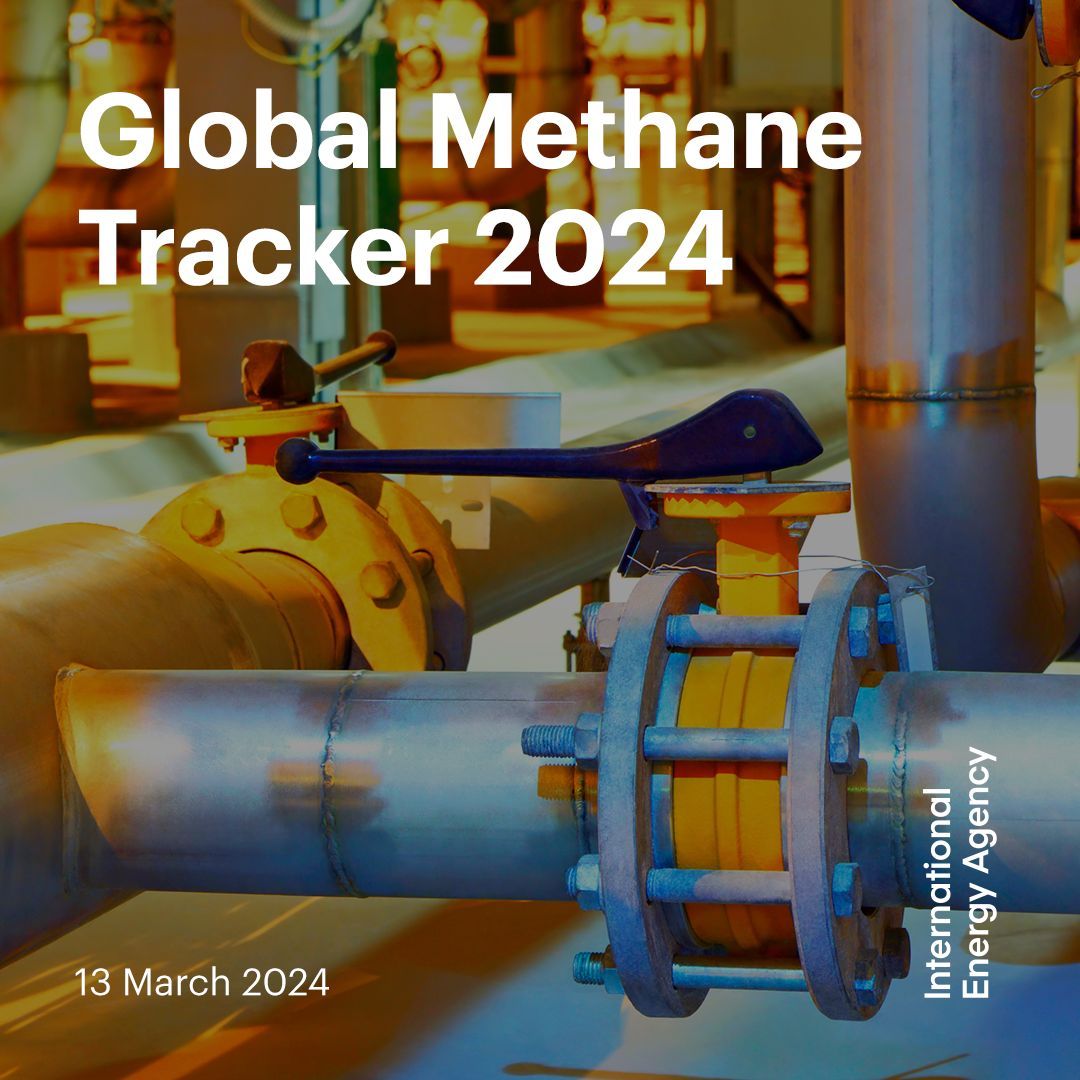 IEA's tweet photo. Global Methane Tracker 2024 comes out tomorrow!
 
It explores the latest trends in global methane emissions from energy &amp; what’s needed to tackle them.

And it examines the implications of existing methane pledges, including those made at COP28 👉 https://t.co/Ejr9WfdRLG https://t.co/gnuqHjoAes