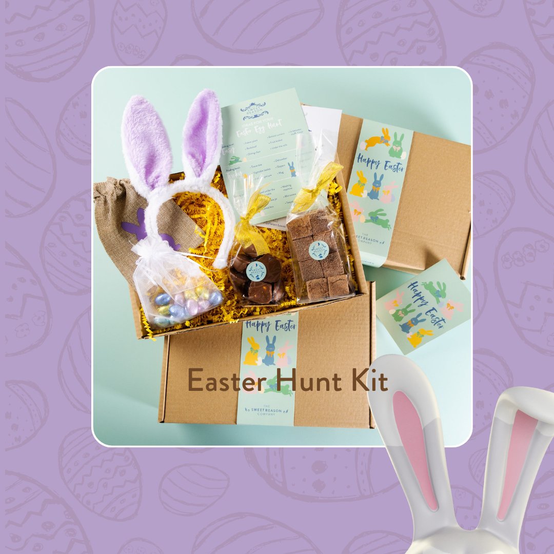 sweetreasonco's tweet photo. 🌸 Its not all about the chocolate eggs - make memories this Easter with our Easter hunt kit! 🐇

Link in bio for full range of Easter gifts.

#easterhunt #easterfun #bunnyears #giftsforkids #easter2024 https://t.co/1a3dDbEFq9