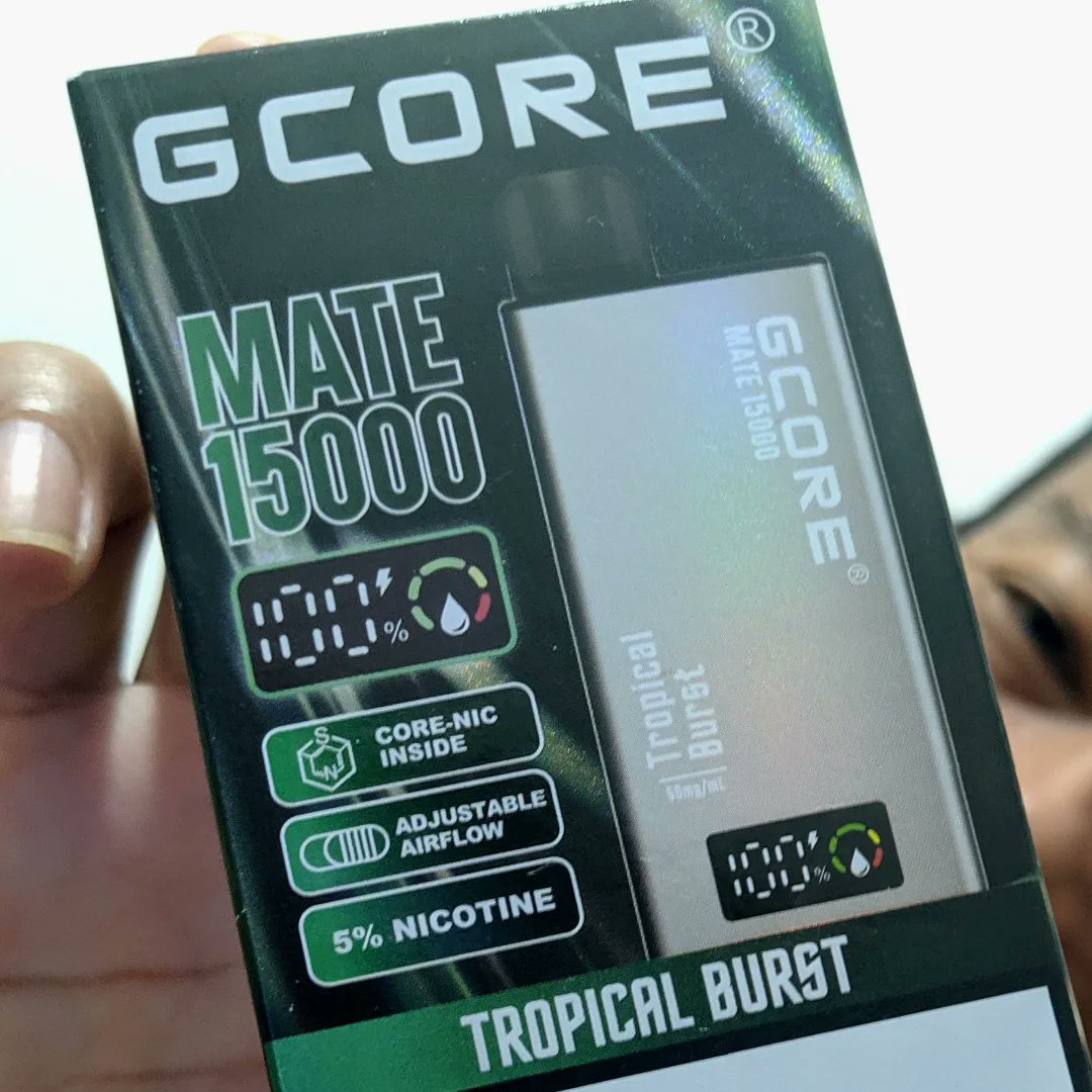 1270_896's tweet photo. Alhamdulillah i have received GCORE Mate 15K, got a Tropical Burst flavor. Awesome. Thank you so much Gcore.
@gcorevape
#gcore #gcoremate15000 #disposablepod https://t.co/Wufqa1zcvR