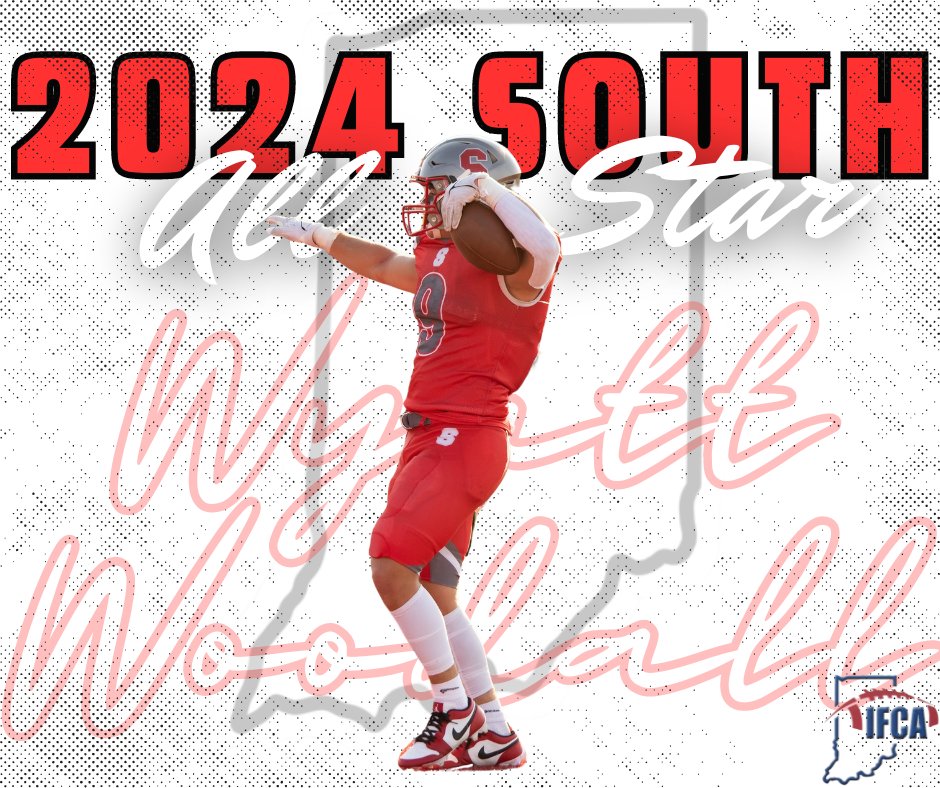 Congrats to <a href="/WyattWoodall3/">Wyatt Woodall</a> for making the <a href="/INFBCoaches/">IFCA</a> North/South All-Star Game. 

<a href="/SMFBMounties/">SHS Football</a> 4th North/South All-Star, 1st since Austin Burton in 2012.

<a href="/CoachHannum/">Coach Hannum</a> will be on staff for the South All-Stars as well!

🕖 Friday July 12, 7PM
📍   Decatur Central

#RaiseTheBar