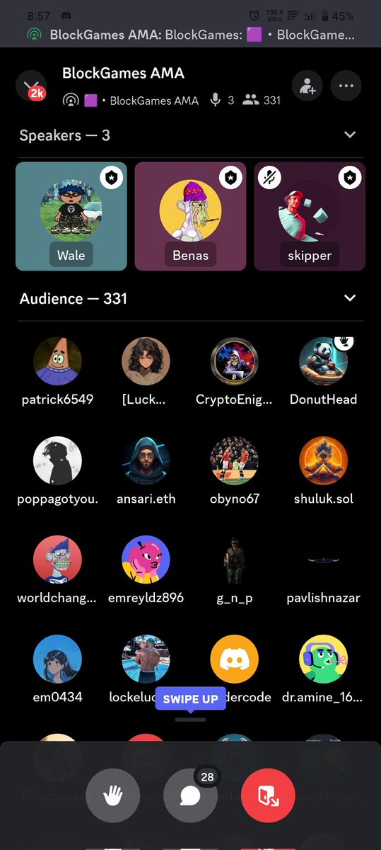 Let's join in guys one more big ama on discord of the biggest community in web 3 <a href="/GetBlockGames/">BlockGames</a> with <a href="/benbaltram/">Ben</a> <a href="/Shatterpointgg/">Shatterpoint</a>  
Let's farm together $BKOCK 
FOR MORE $BLOCK points