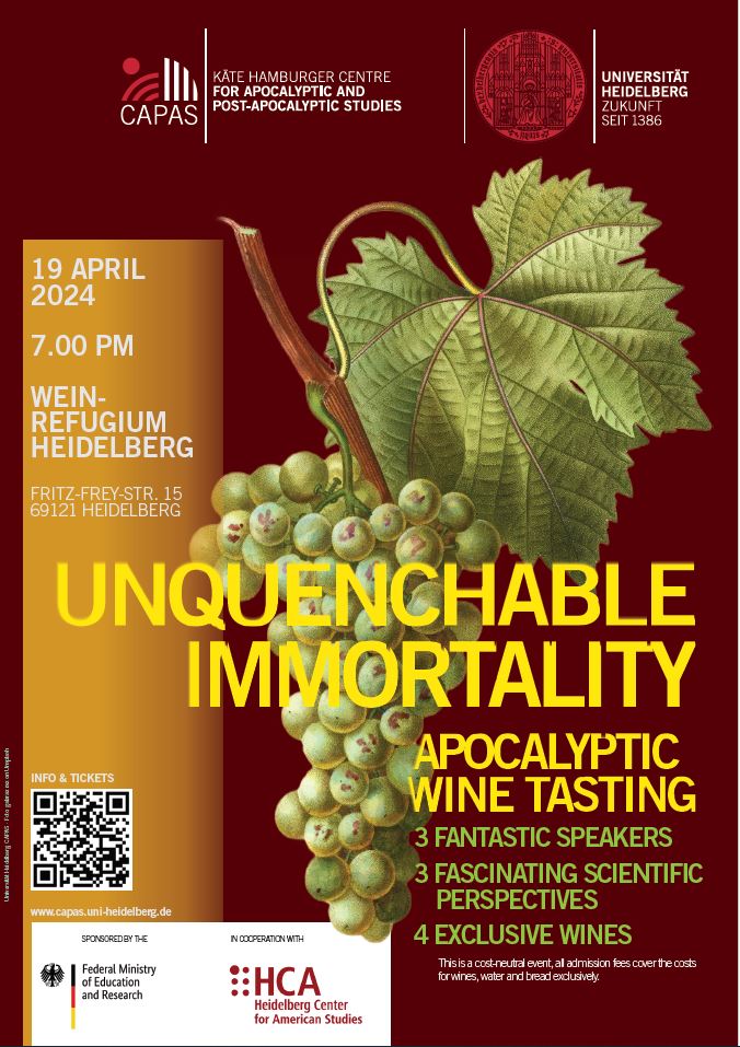 📣 Really looking forward to taking part as speaker in this event organized by @CAPASHeidelberg Get tickets and have some wine 🍷 I'll share some perspectives on how countries like the USA (and its wine industry) might be affected by natural disasters capas.uni-heidelberg.de/en/apocalyptic…