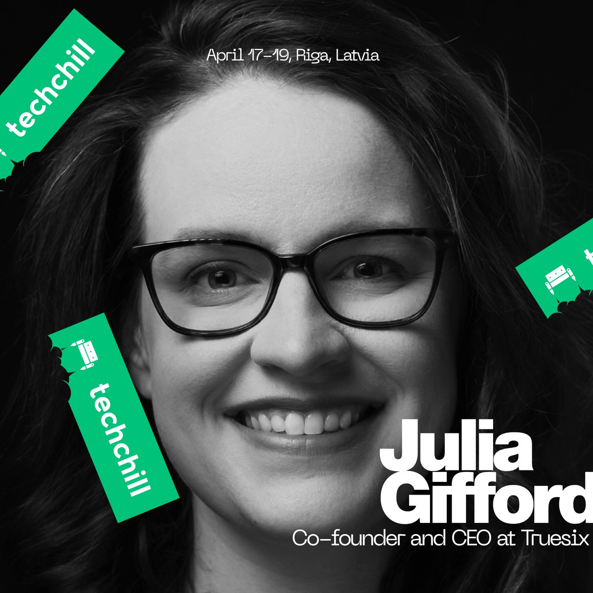 <a href="/julijagifford/">Julia Gifford</a>, co-founder of <a href="/truesix_co/">TrueSix</a> , is set to inspire at TechChill in Riga this April! ✨

From the founding team of <a href="/Printful/">Printful</a> to her role at <a href="/labsoflatvia/">Labs Of Latvia</a>  and Tech.eu, Julia's journey is remarkable. Don't miss her insights! 🎤