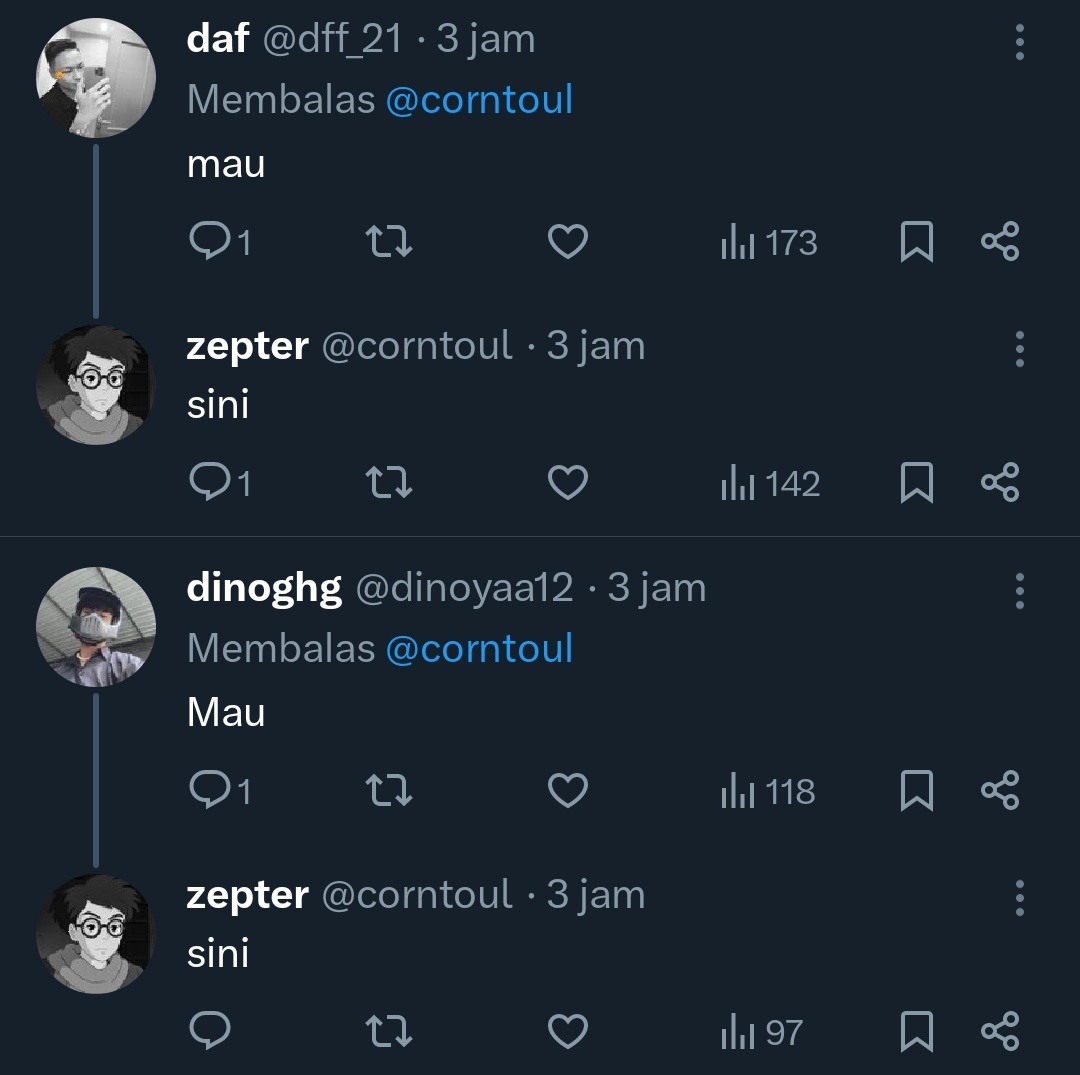 maradiataniulo's tweet photo. @corntoul @danielmoonxtar ini ada nanya gak dikasih tau tuh wkwk.... Intinya kamu lowkey enjoy juga dapet engagement dari nge-up foto orang lain trus balesin reply seolah-olah itu foto kamu... Take this for a lesson, takutnya kejauhan nyaman berpura-pura..... https://t.co/CCfzR8NNrG