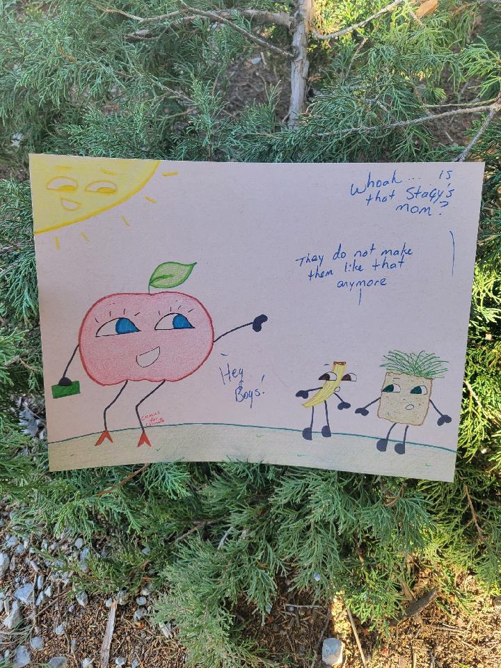 ComicsClimate's tweet image. Comic #158b #ComicsForClimate #heyboys #stacysmom #lessnutrition #nutrition #protein #vitaminc #soil #soilheath #CostingMoreGivingLess #food #climate #climatechange