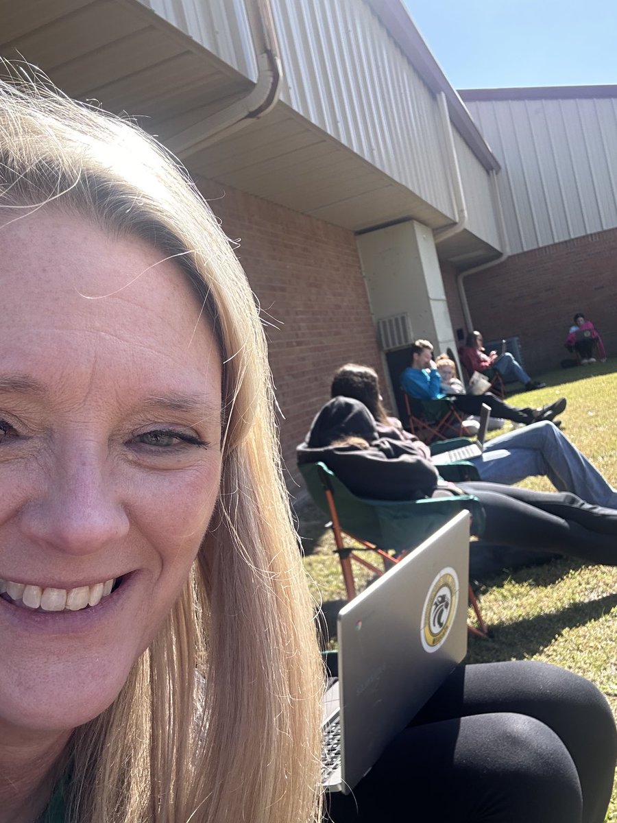 So glad we could have class outside today! #RHCTAE