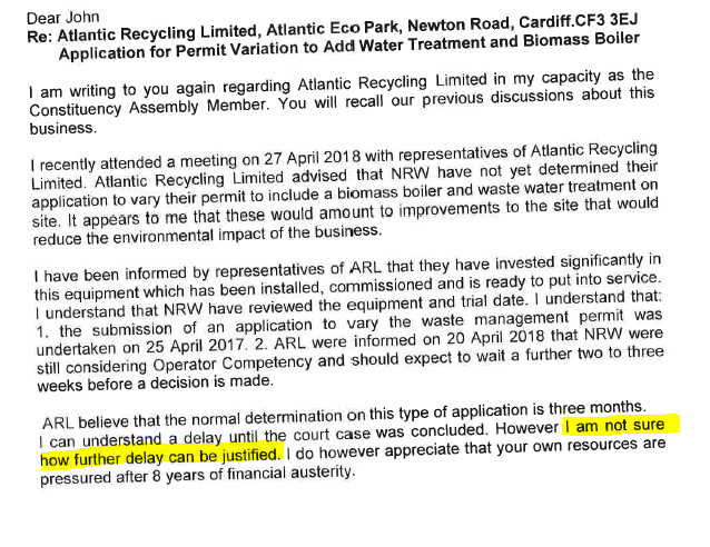 WillHayCardiff's tweet photo. Vaughan Gething lobbied regulators on behalf of a company that later donated £200k to his campaign.

This has been a revealed in a series of letters released by Natural Resources Wales.

Let's breakdown what happened.

[Thread] https://t.co/wRfDS8HjDm