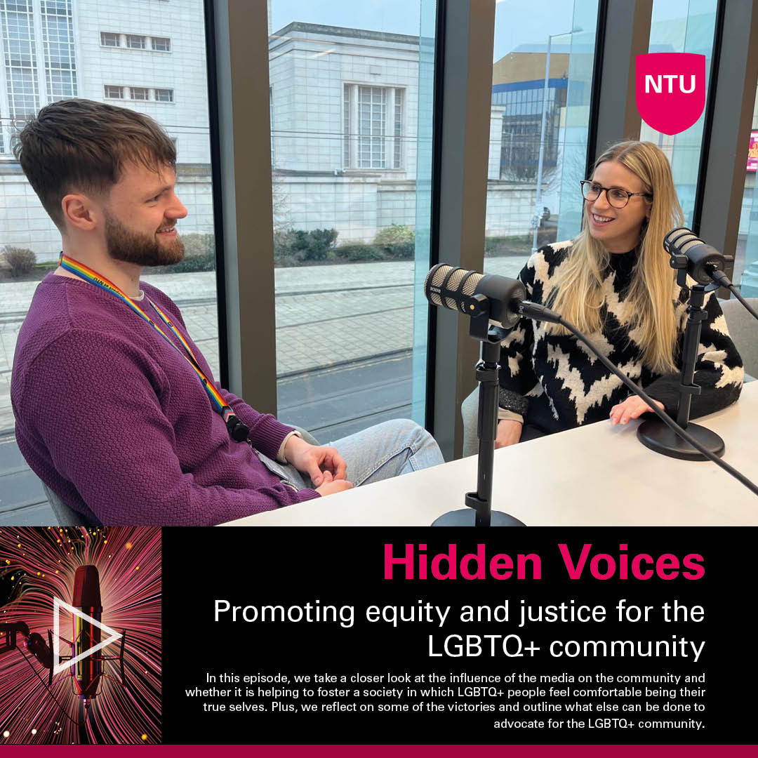 Today is #TransgenderDayofVisibility 🌈 In this episode of the Research Reimagined podcast, @Dr_Beth_Jones and @LiamCah96 from @lgbtqhwntu discuss the importance of amplifying LGBTQ+ voices and fostering a more inclusive society. 🌟 Listen now 👉ntu.ac.uk/lgbtq-podcast
