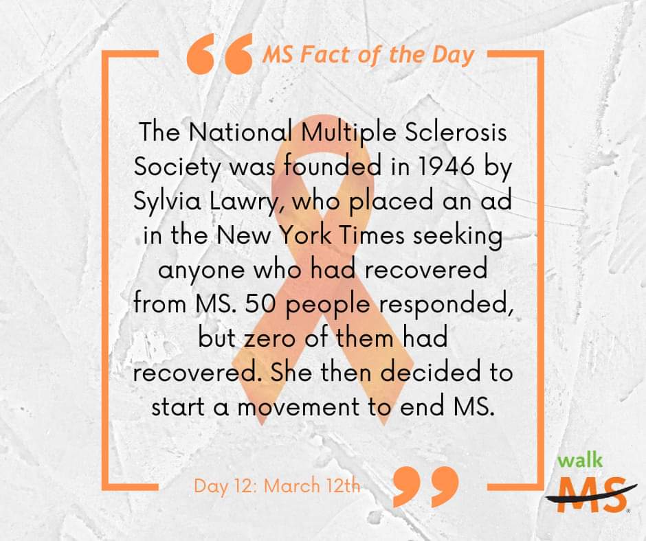 As we continue on in #MSAwarenessWeek