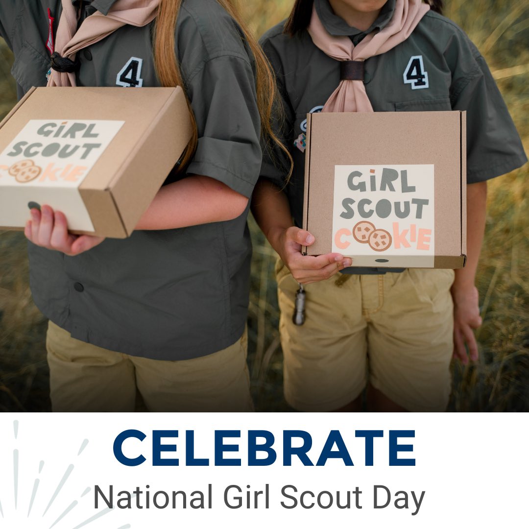 National Girl Scout Day commemorates the anniversary of the first Girl Scout meeting, in 1912!