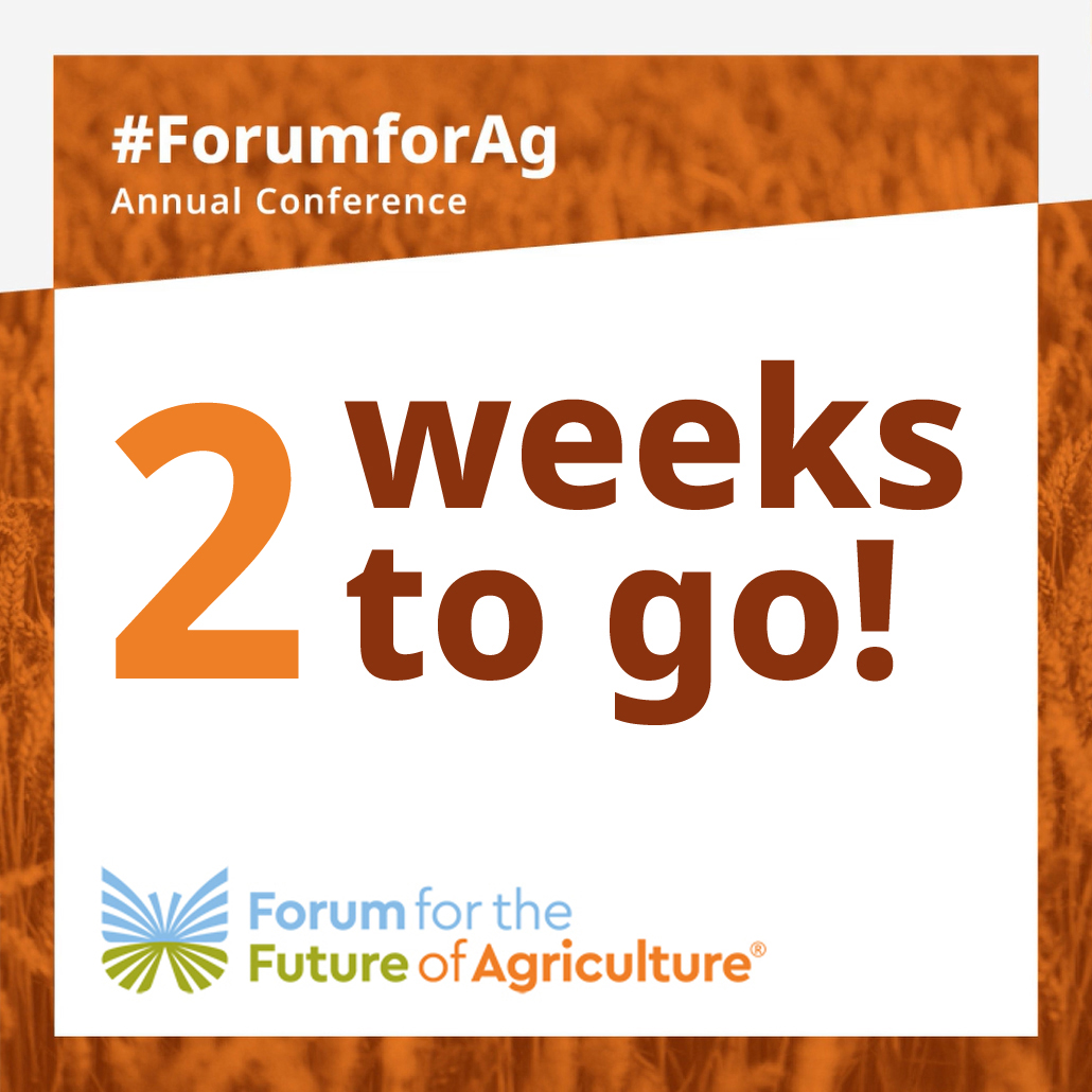 ForumForAg's tweet photo. There are only 2 weeks to go to the #ForumforAg #AnnualConference on 26 March.

But, if you want to join us in-person, registration closes at the end of Monday 18 March, so don't miss out by registering now at https://t.co/kxXNk7QyvS https://t.co/U0zpQ4cohr
