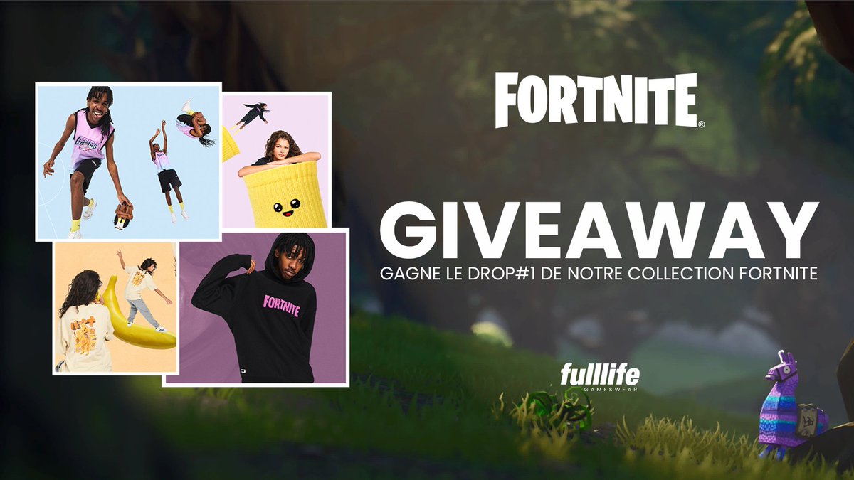 Fulllife (@fulllife_fr) on Twitter photo 🍌 GIVEAWAY 🍌
Pour fêter la sortie de notre nouvelle collection en collab avec <a href="/EpicGamesFR/">Epic Games France</a>, on vous fait gagner les items de notre premier drop <a href="/FortniteFR/">Fortnite 🇫🇷 officiel</a> ! Pour participer :
🔁 RT
❤️ Follow <a href="/Fulllife_fr/">Fulllife</a>
Tirage au sort du gagnant le 19 mars 🍀 🍌 GIVEAWAY 🍌
Pour fêter la sortie de notre nouvelle collection en collab avec <a href="/EpicGamesFR/">Epic Games France</a>, on vous fait gagner les items de notre premier drop <a href="/FortniteFR/">Fortnite 🇫🇷 officiel</a> ! Pour participer :
🔁 RT
❤️ Follow <a href="/Fulllife_fr/">Fulllife</a>
Tirage au sort du gagnant le 19 mars 🍀