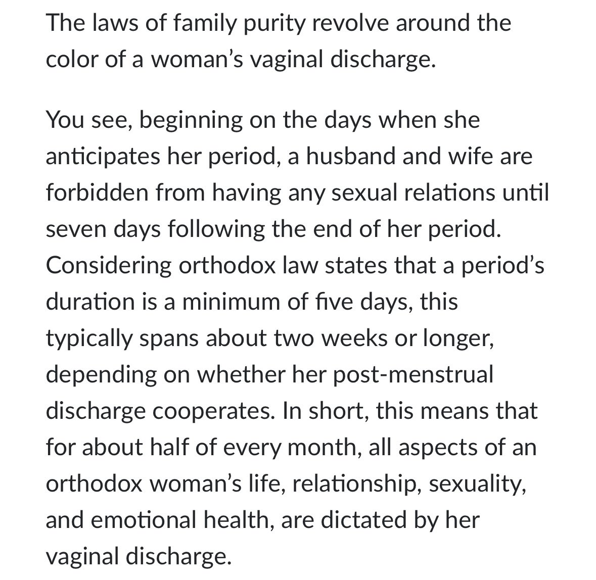 realstewpeters's tweet photo. 🚨Jewish Law Requires Women to Take Their Dirty Panties to a Rabbi for INSPECTION 🕵🏻‍♂️

NIDDAH: Jewish laws of family purity that revolve around the color of a woman’s vaginal discharge. ✡️👙

Rabbis are LITERALLY panty sniffers, BY LAW! https://t.co/w9TFHcjsLl