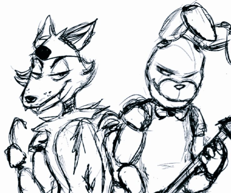 Miss making art of these 2~ 🦊🐰
#FNAF #fnaffanart #fnafart #fonnie #foxythepirate #bonniethebunny