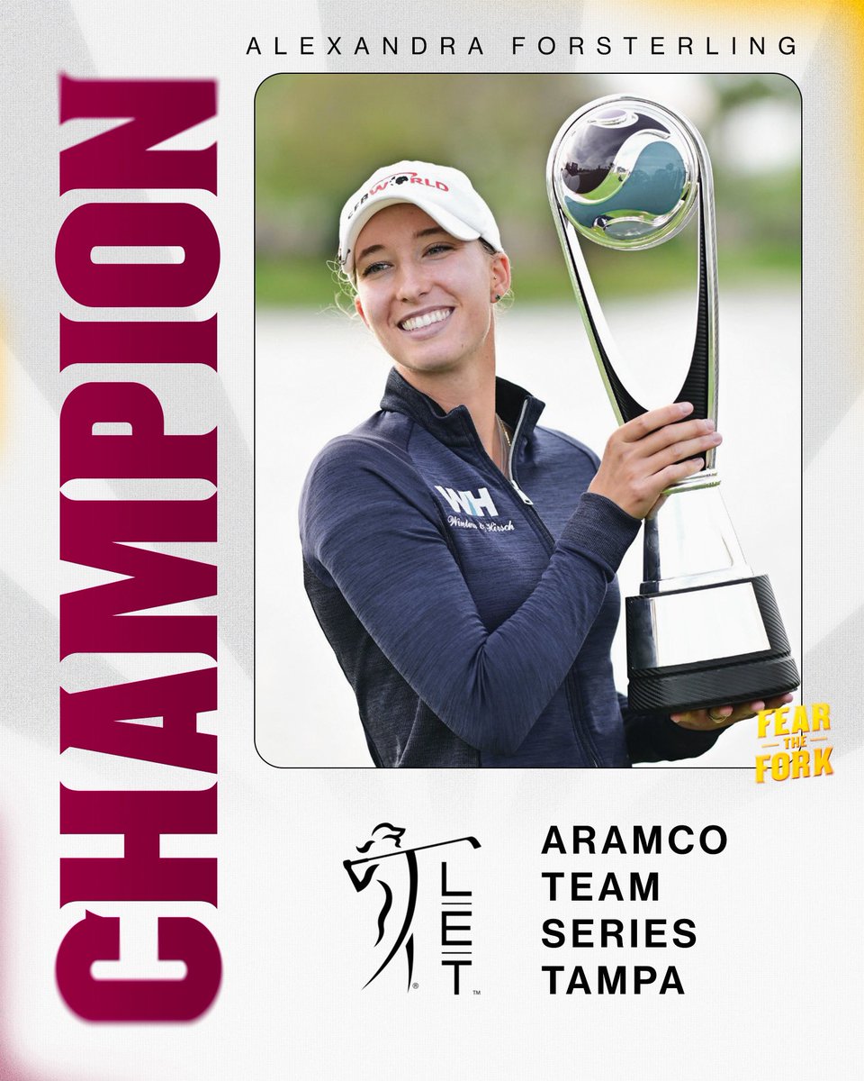 Sun Devil W. Golf (@sundevilwgolf) on Twitter photo Lexi Leading the Way ☝️
Shoutout to #SunDevilForLife Alexandra Forsterling on securing her 3️⃣rd career <a href="/LETgolf/">Ladies European Tour</a> victory on Sunday in Tampa 🏆
<a href="/LexiForsterling/">Alexandra Försterling</a> /// <a href="/TheSunDevils/">Arizona State Sun Devils</a> Lexi Leading the Way ☝️
Shoutout to #SunDevilForLife Alexandra Forsterling on securing her 3️⃣rd career <a href="/LETgolf/">Ladies European Tour</a> victory on Sunday in Tampa 🏆
<a href="/LexiForsterling/">Alexandra Försterling</a> /// <a href="/TheSunDevils/">Arizona State Sun Devils</a>