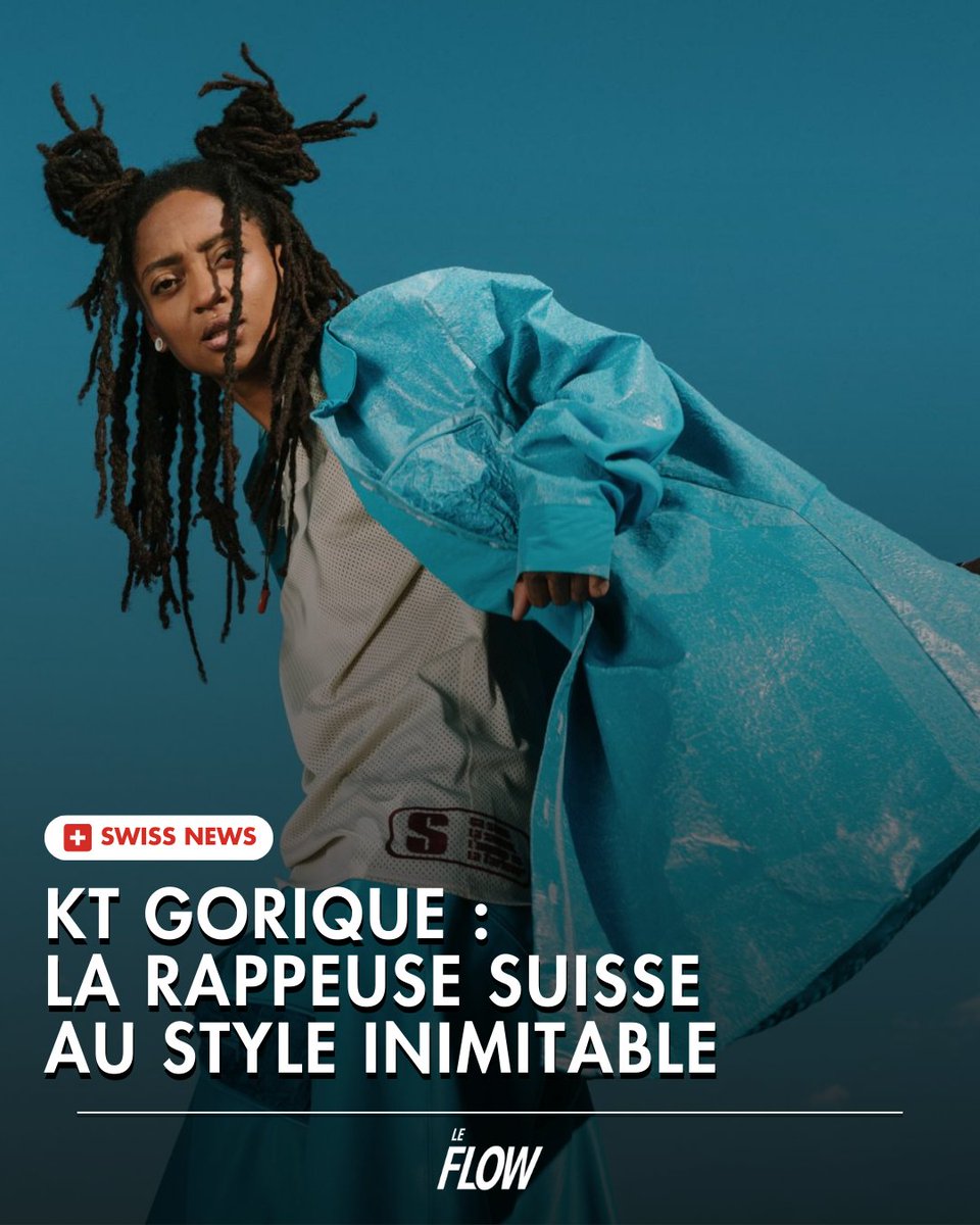 LeFlowtv's tweet photo. 🇨🇭 Avec son style original, @ktgorique s’est imposée depuis des années comme une figure incontournable du rap-game Suisse.
#Rap #Rapsuisse #RapActu #KTgorique #Nouvelleécole https://t.co/n0IvnQ8Fpc