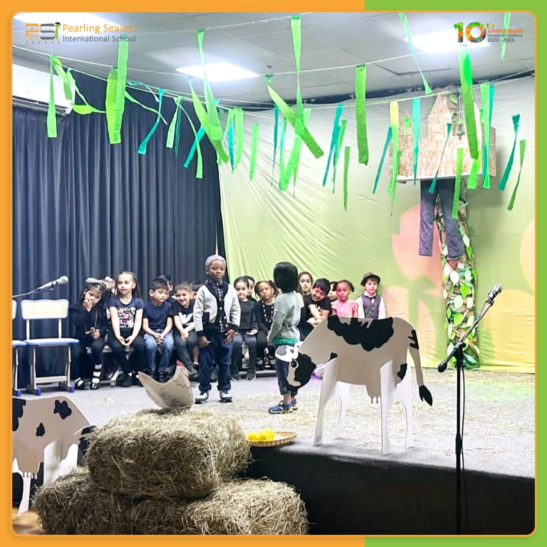 psisqatar's tweet photo. It was all about The Adventure of Jack and the Beanstalk in KG2. Fantastic acting from all our students. Excellent showmanship. #KGstars #BeingConnected #Aspirational #psi #britishschool https://t.co/R8yzDmrmRS